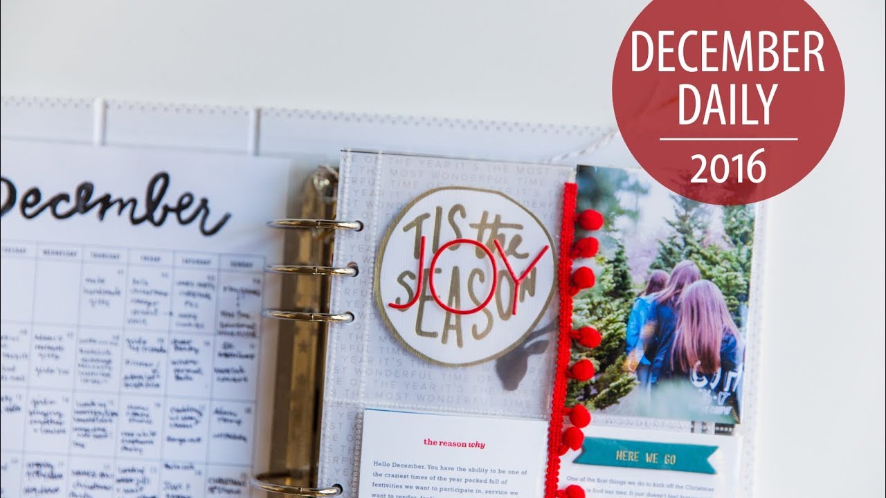 December Daily® 2016 |  Walk Through