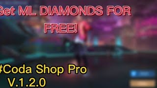 New Hack CODA SHOP PRO GET ML DIAMONDS FOR FREE! screenshot 2