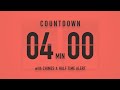 4 Minute Countdown Timer ⏳ Flip Clock with Chime Alerts 🧡🔊