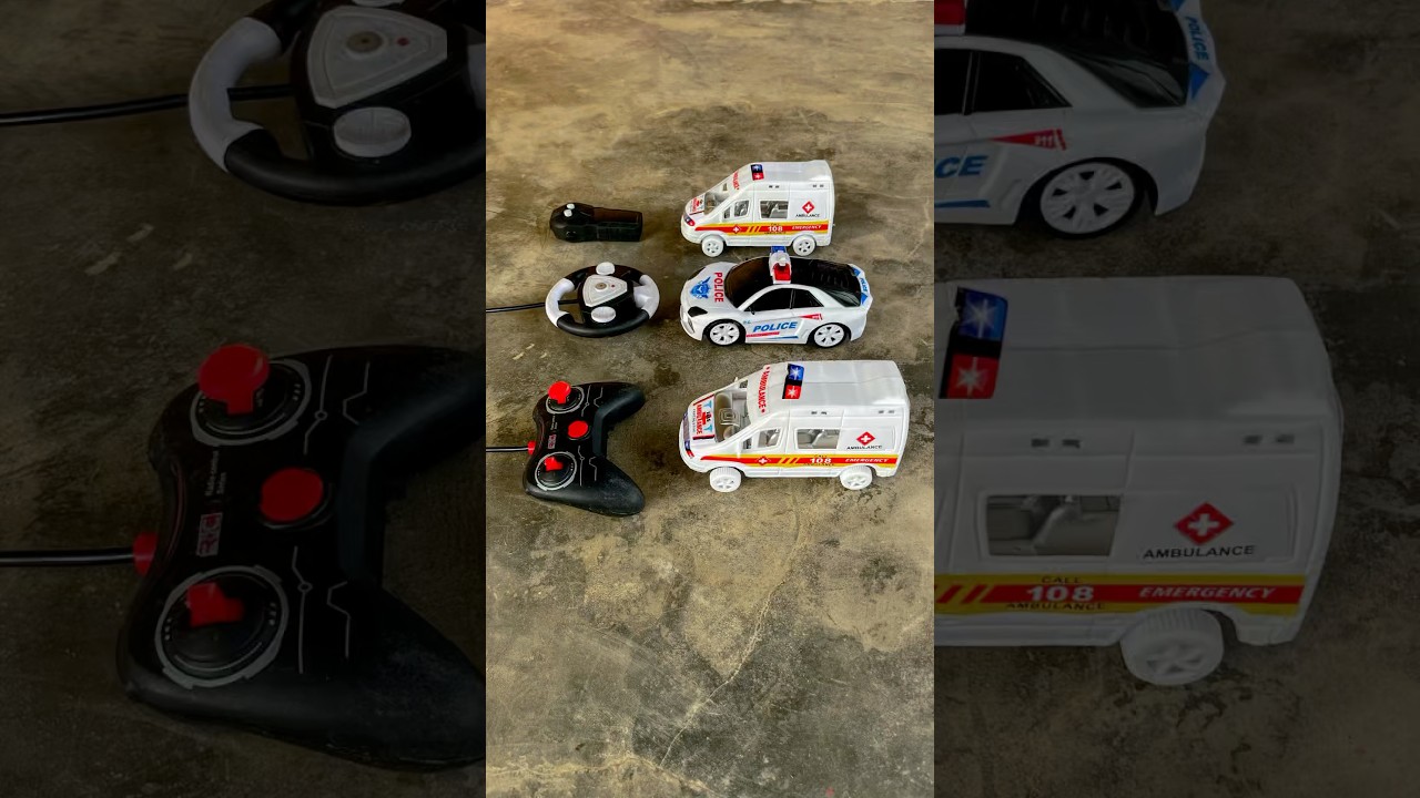 Only White Ambulance & Police Car Racing 😍🚀