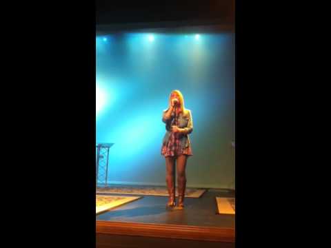 Amy Balogh sings "Hosanna"