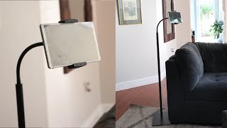 This made me Lazy and I love it!! LanPavillion Tablet Floor Stand | Setup and Review