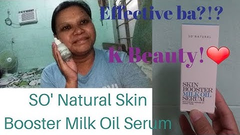 Skin booster milk oil serum review