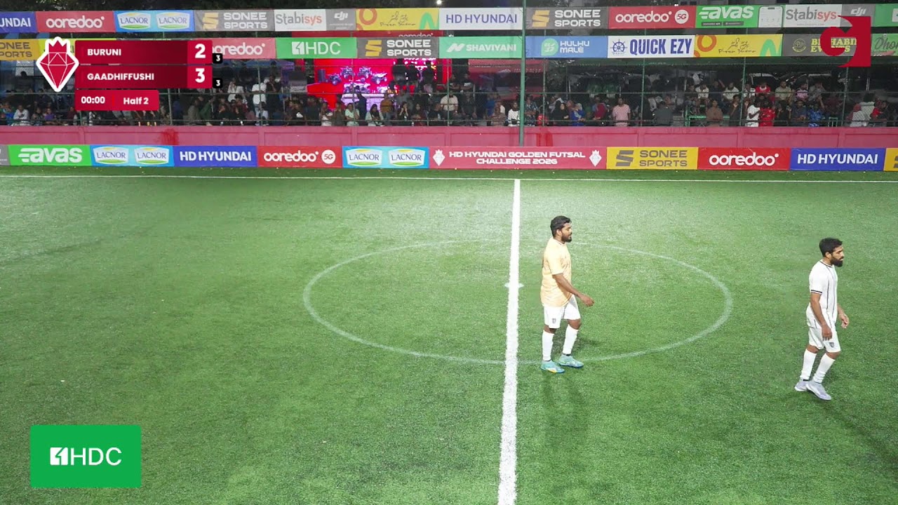 HD Hyundai Golden Futsal Challenge 2026 | Buruni VS Gaadhiffushi