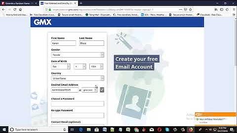 how to create unlimited gmx mail account