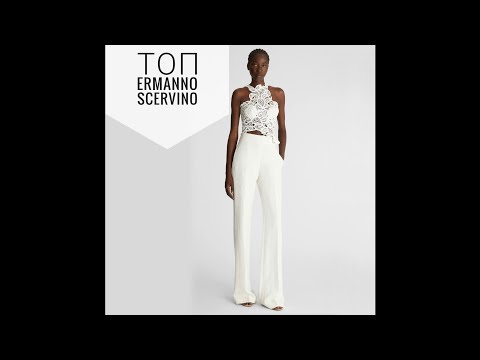 Топ из кружева. Как сшит топ от Ermanno Scervino.