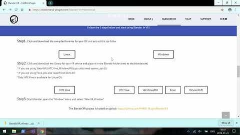 BlenderXR How-To (Windows)