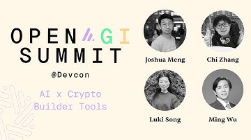 AI x Crypto Builder Tools | Joshua Meng, Ming Wu, Luki Song & Chi Zhang, Devcon 2024