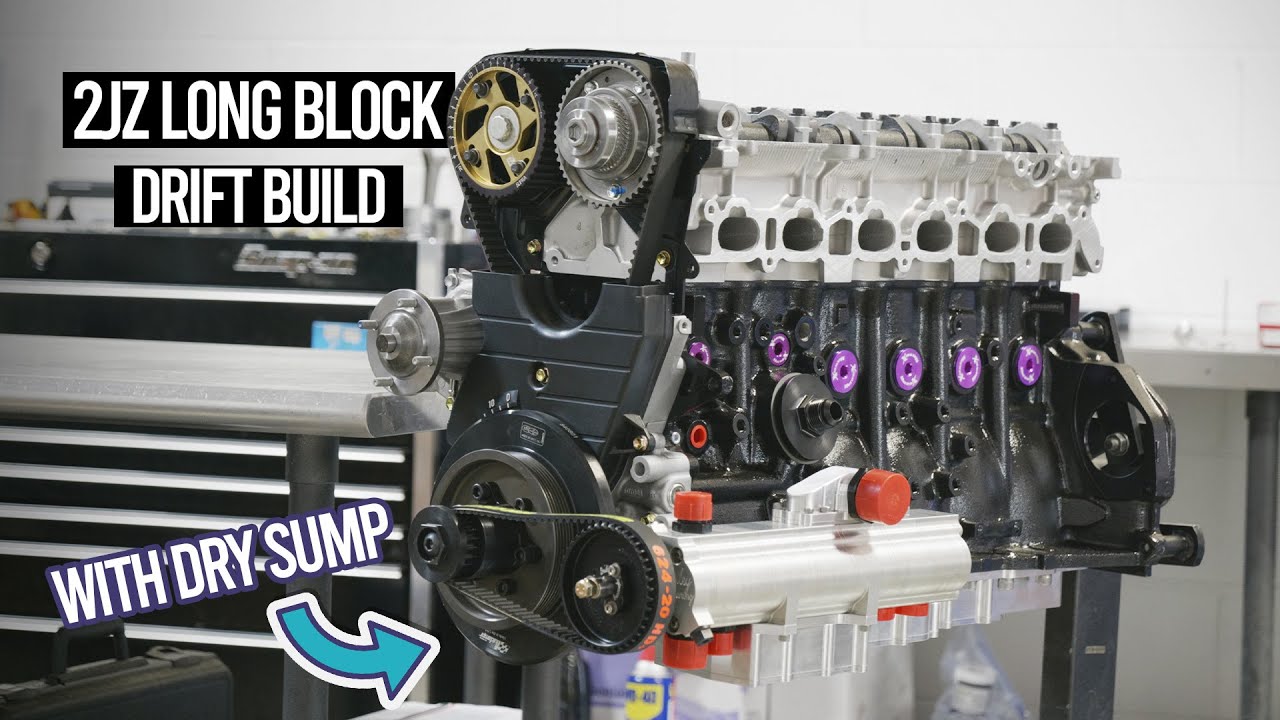 Toyota 2JZ Engine Build for Drifting: Why Dry Sump Oiling is Essential ...