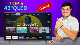 I Select Best QLED TV Under 10000/- | Best 43 Inch 4k Led TV 2025 | Best Led TV