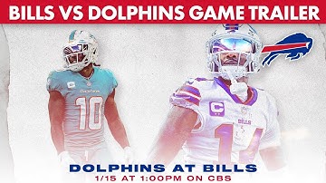 Buffalo Bills Wild Card Playoff Matchup vs Miami Dolphins! | 2022 NFL Playoffs