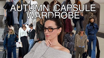 HOW TO BUILD A 10 PIECE CAPSULE AUTUMN WARDROBE | Classic highstreet basics & my wardrobe essentials