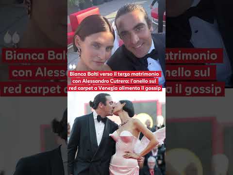 Video Bianca Balti verso il terzo matrimonio con Alessandro Cutrera: lanello sul red carpet a...