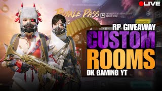 BGMI LIVE CUSTOM ROOM | RP AND UC GIVEAWAY EVERY MATCH | ALL WEAPONS EREGAL CUSTOMS