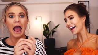 WRONG HAND MAKE UP CHALLENGE - BROOKE DOES PIA WITH HER LEFT HAND | Pia Muehlenbeck