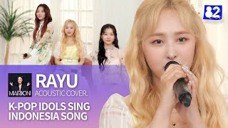 Marion Jola - Rayu (cover by BVNDIT SONGHEE & JUNGWOO & YIYEON) | Live | COVER82