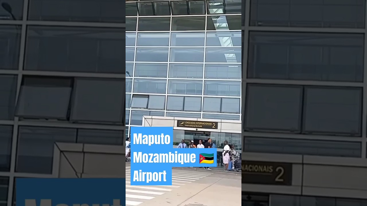 Maputo international airport Mozzambiqe 🇲🇿 #maputoairport #youtubshorts #viral