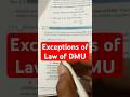 Exceptions to Law of DMU #yt #economics #trending #macroeconomics #exam #education #ugcnet #ugc