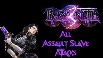 Bayonetta 3 - All Assault Slave Attacks on Floccus (Bayonetta)
