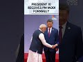 SCO Summit 2025 PM Modi Formally Received By Chinese S Xi Jinping M Modi In China N18G 