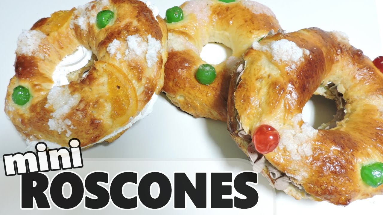 Mini Roscones de Reyes