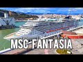 Msc fantasia cruise ship tour 4k