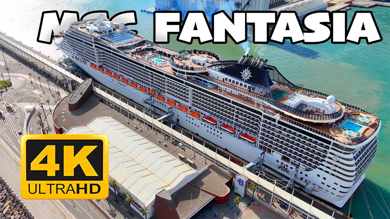 MSC FANTASIA Cruise Ship Tour 4K