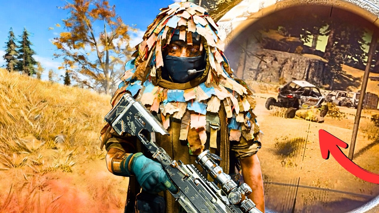 Tactical GHILLIE Sniping Feels TOO GOOD in Warzone Solo