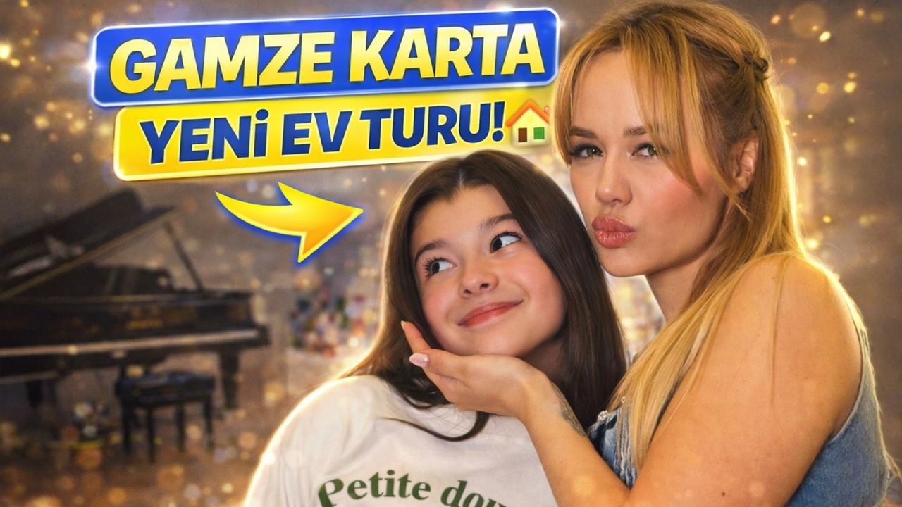 GAMZE KARTA’NIN YENİ EVİNDE NELER VAR?! MAKYAJ YAPTIK, PİYANO ÇALDIM! | VLOG @GamzeKarta