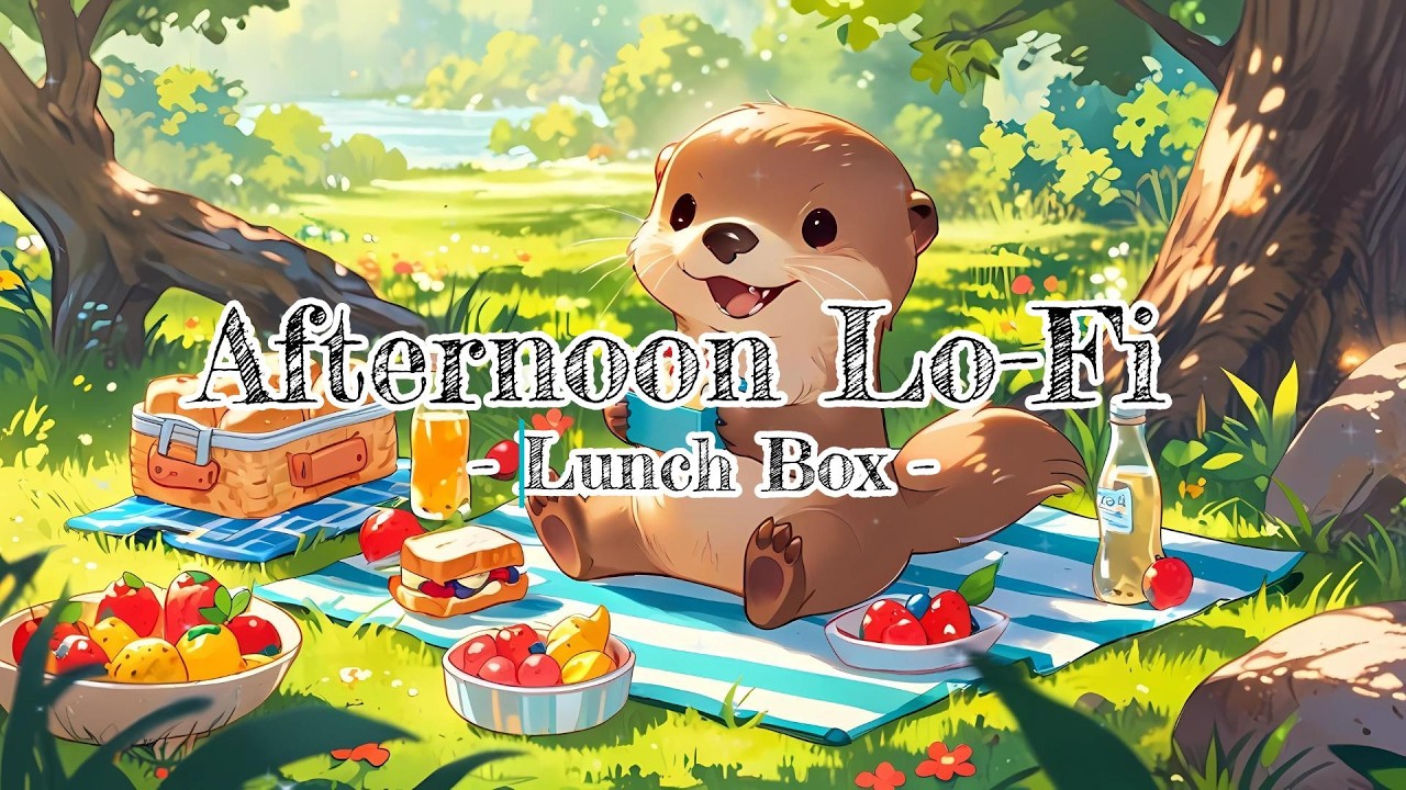 Cozy Afternoon Jazz & Piano Lofi🥪Relaxing Lunch Time Music🍴🐾Study, Work, Chill