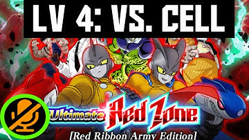 Level 4: Vs. CELL Ultimate Red Zone Red Ribbon Army Edition Dbz Dokkan Battle full fight