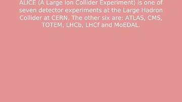 A Large Ion Collider Experiment