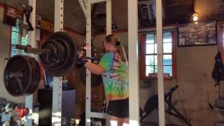 Jen Nance - 250 Pound Squat - RAW!