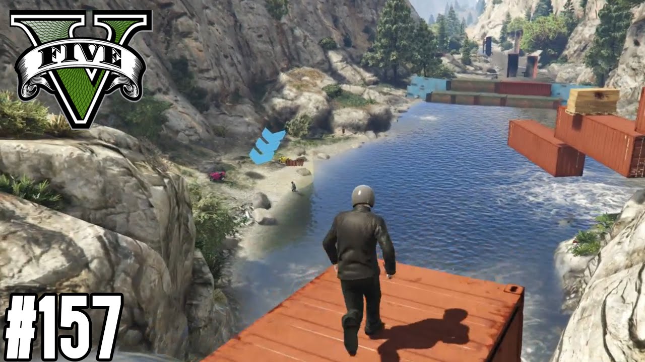 WASSER ABENTEUER EPISCHER ZU FUß PARCOUR ! (+DOWNLOAD) GTA V