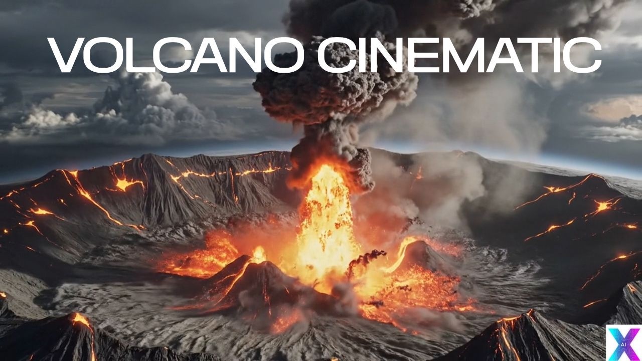 Titan Ridge Volcano The Titan Crater 🌋 Full Eruption Sequence | 48s Epic Volcano Cinematic ...