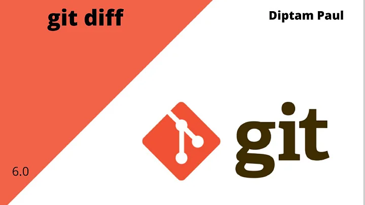 "git diff" command to differentiate between working area and staging area | Git Tutorial 6.0