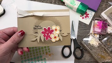 How to create a Gatefold Card with Stampin Up