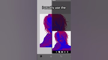 Greyscale to Color Tutorial in IBISPAINT! 🎨 #ibispaintx #digitalart #shorts