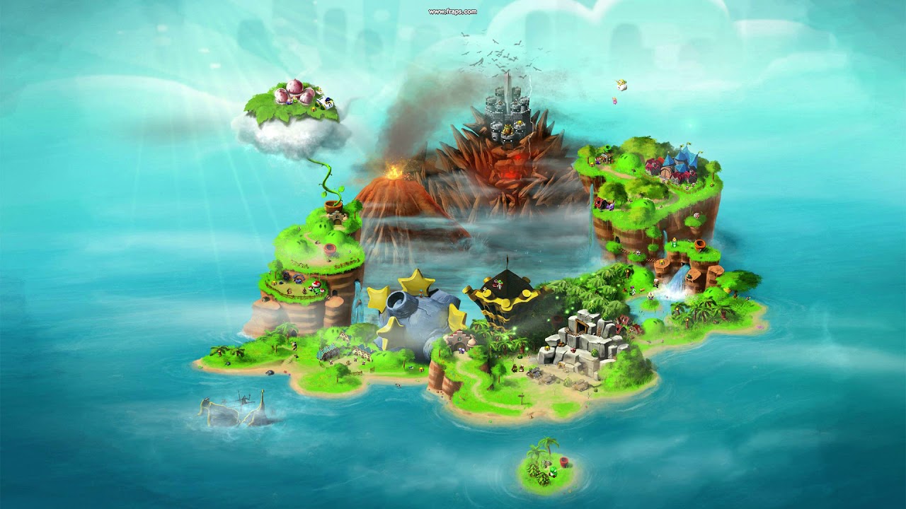 Super Mario Rpg Animated World Map Wallpaper Youtube