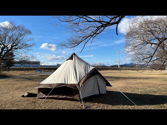 オガワ グロッケ 12 T/C 試し張り と 松ぼっくり収集 - YouTube