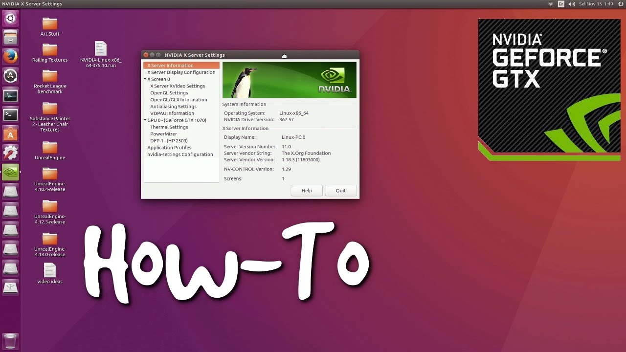 Install Nvidia Driver On Ubuntu 16 04 Gui Method For Beginners Youtube