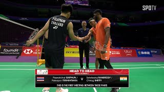 [BWF] MD1 - Group C｜SUKPH & TEERA (THA) vs RANKI & SHETTY (IND) H/L | Thomas Cup Finals 2024 screenshot 3