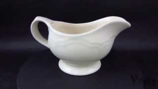 Vintage Pfaltzgraff Medley Buff Matte Gravy Server Footed Stoneware