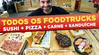SUSHI + PIZZA + CARNE + SANDUÍCHE!! [TODOS OS FOODTRUCKS]
