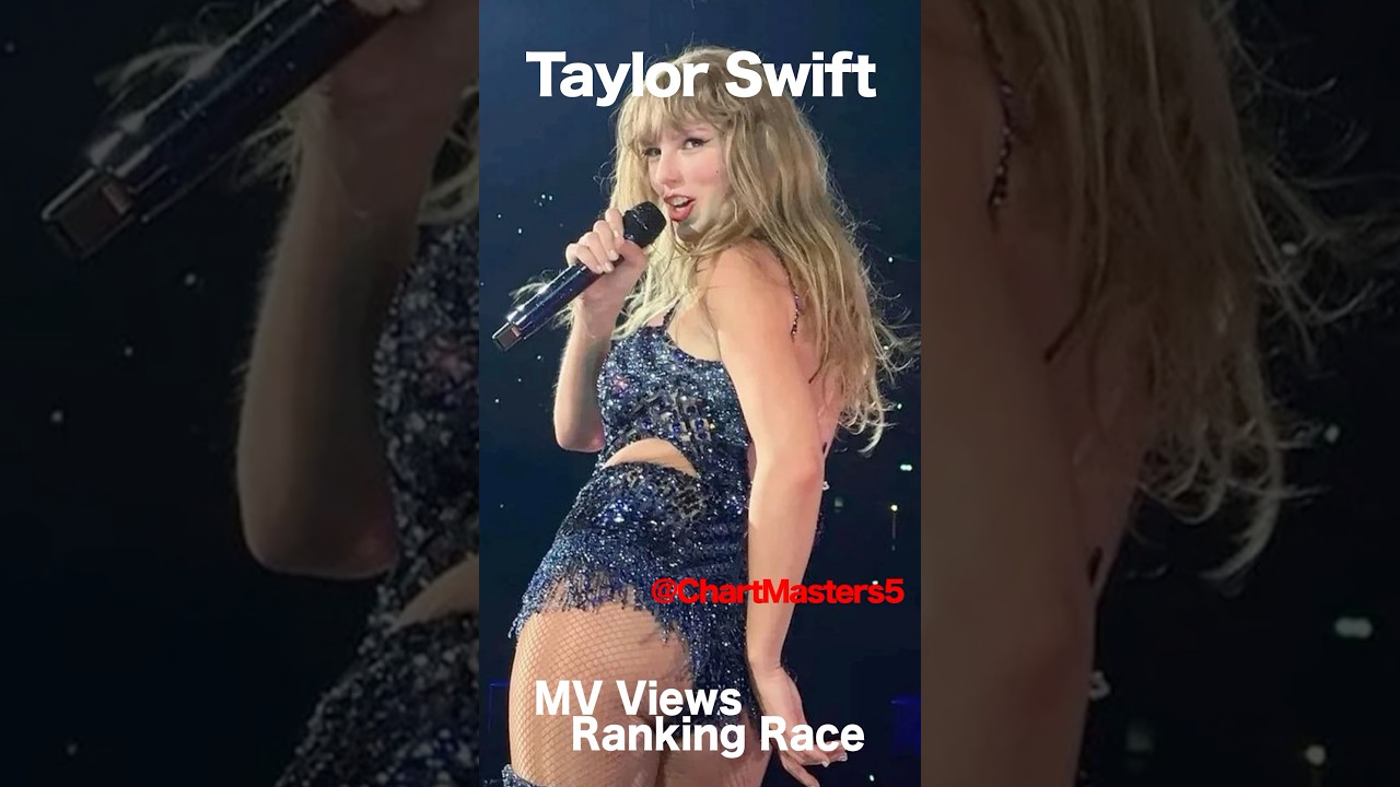 Taylor Swift / MV Views Ranking Race #Shorts #BarChartRace #taylorswift #Ranking #shakeitoff