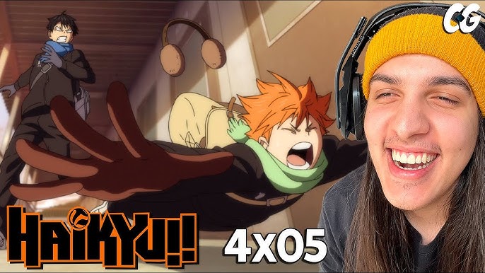 COMEÇOU O NACIONAL - Haikyuu Temporada 4 Episódio 9 React 