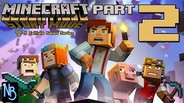 Minecraft Story Mode (Episode 1) Walkthrough Part 2 No Commentary