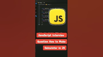 Javascript Interview Question | How to Make Calculator in Js #shorts #javascript #frontend #trending