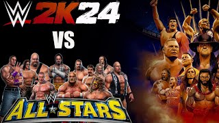 WWE ALL STARS VS. WWE 2k24 ( Epic Finishers Comparison) !!! 🔥