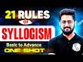 21 Rules of Syllogism 🔥 | Syllogism Reasoning for Bank Exam | Basic to Advance | by Sachin Sir